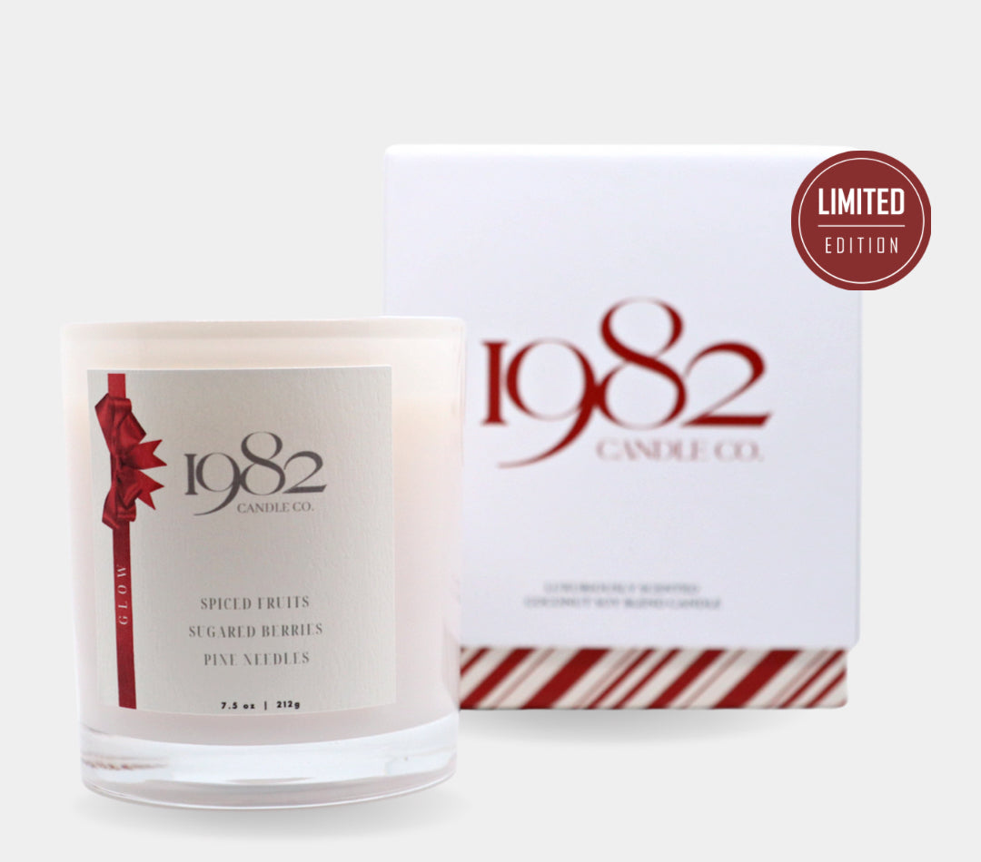 Glow (7.5oz) - Notes: Spiced Fruit, Pine Needles, Simmered Pear, Evergreen
