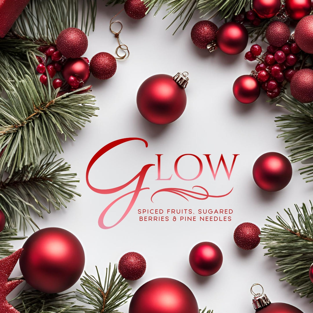 Glow (14oz) - Notes: Spiced Fruit, Pine Needles, Simmered Pear, Evergreen
