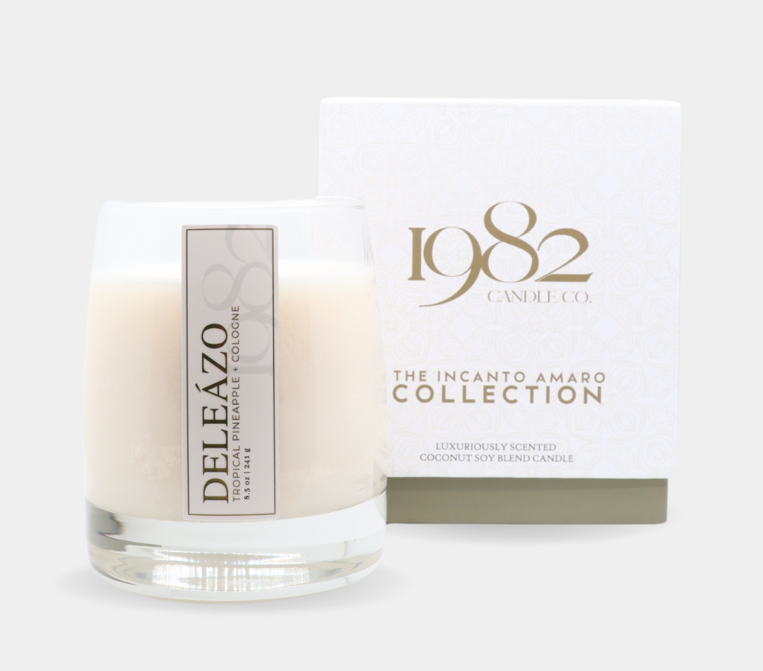 Deleazo (8.5oz Single Wick) - Notes: Tropical Pineapple, Cologne, Pink Pepper, Orange Slices