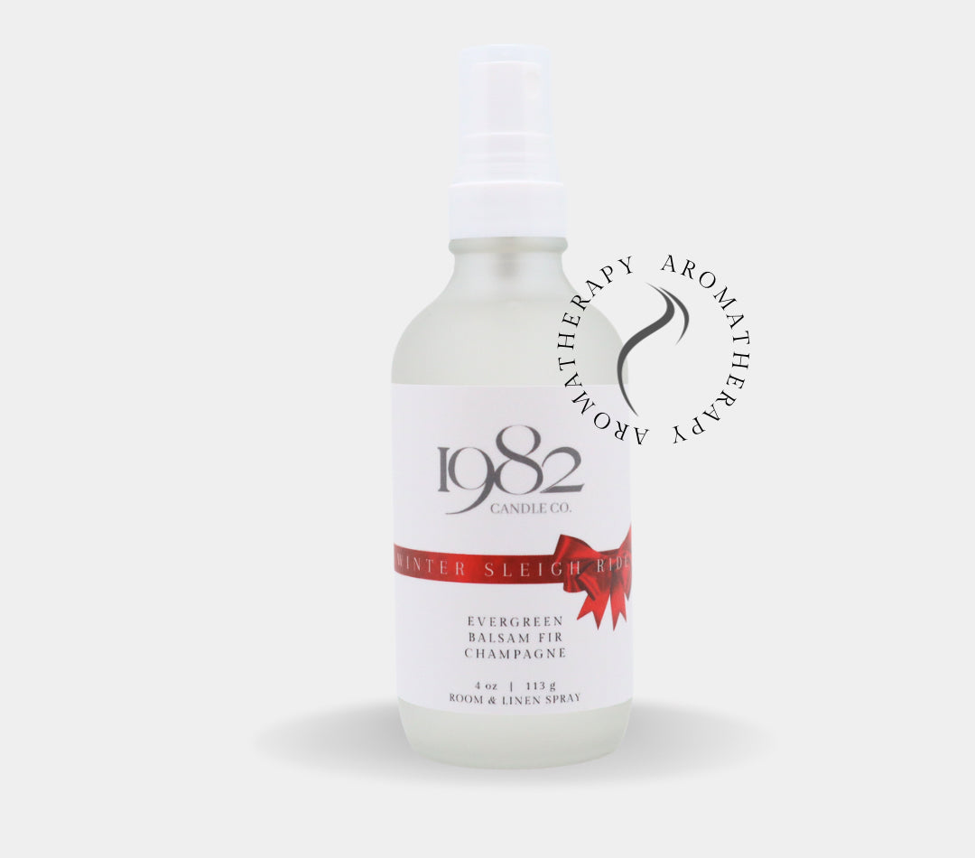 Winter Sleigh Ride Room Spray (4oz) - Notes: Evergreen, Balsam Fir, Champagne Accord, Oakmoss