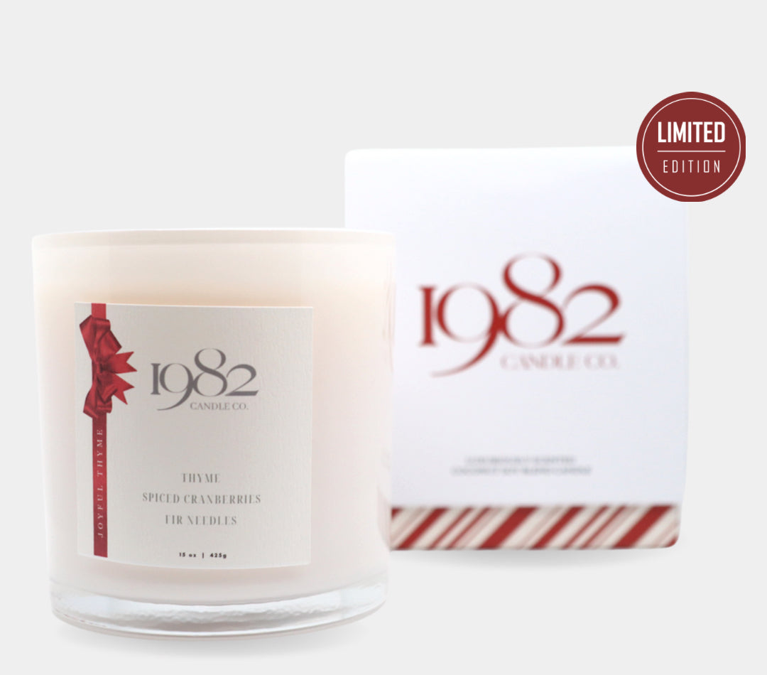 Joyful Thyme (15oz) - Notes: Spiced Cranberries, Thyme, Fir Needles