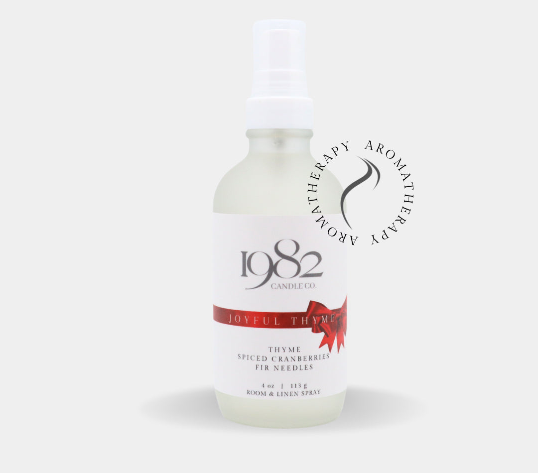 Joyful Thyme Room Spray (4oz) - Notes: Spiced Cranberries, Thyme, Fir Needles
