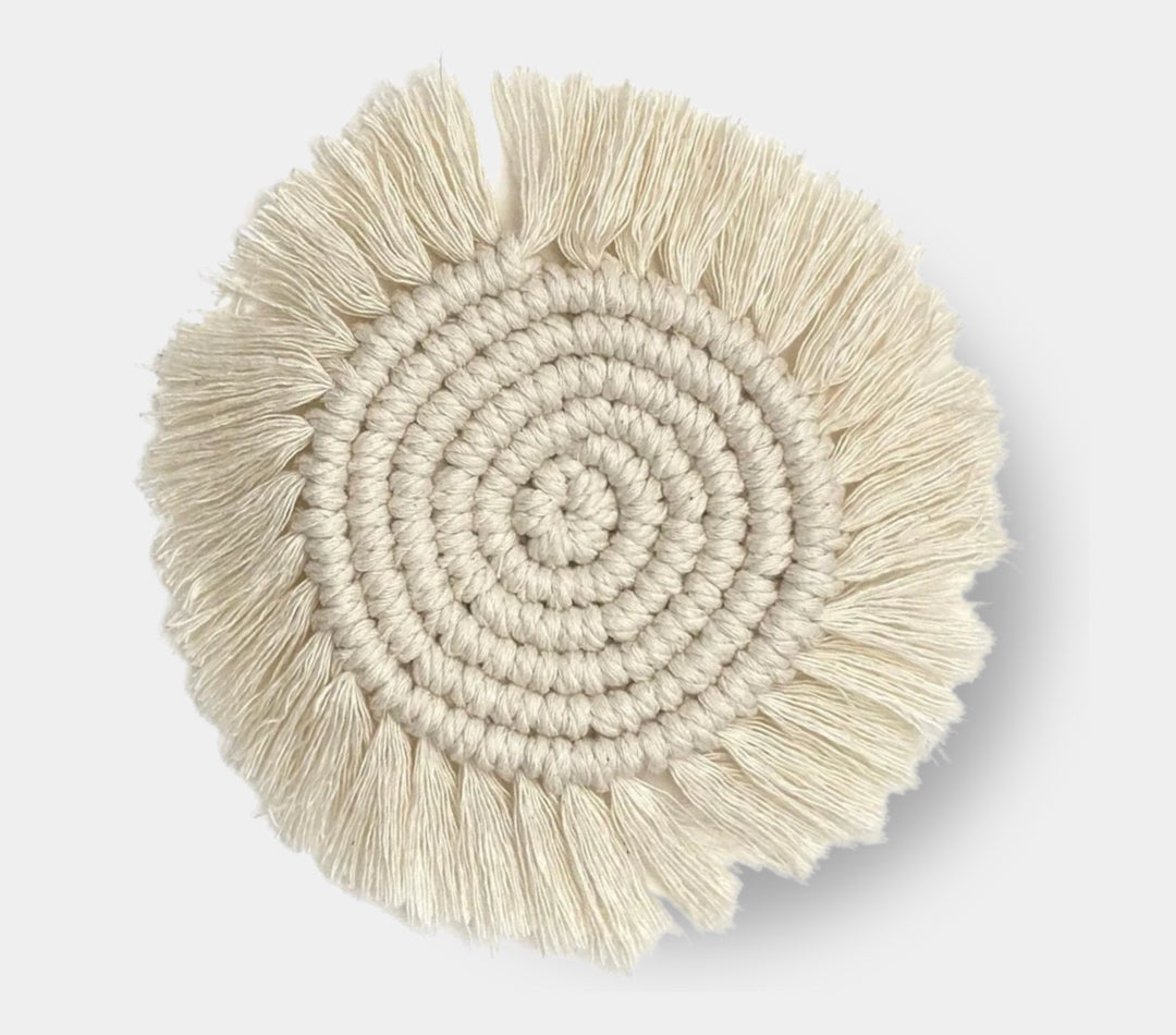 Macrame Candle Coaster