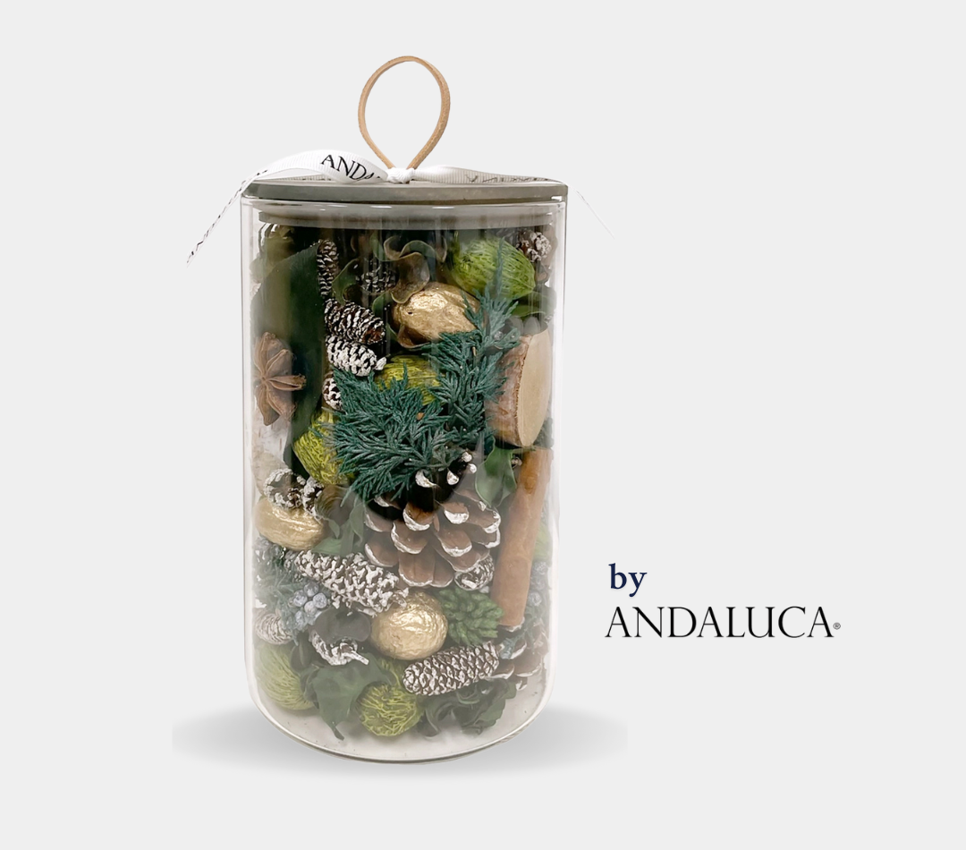 Holiday Forest Potpourri Jar by Andaluca Home
