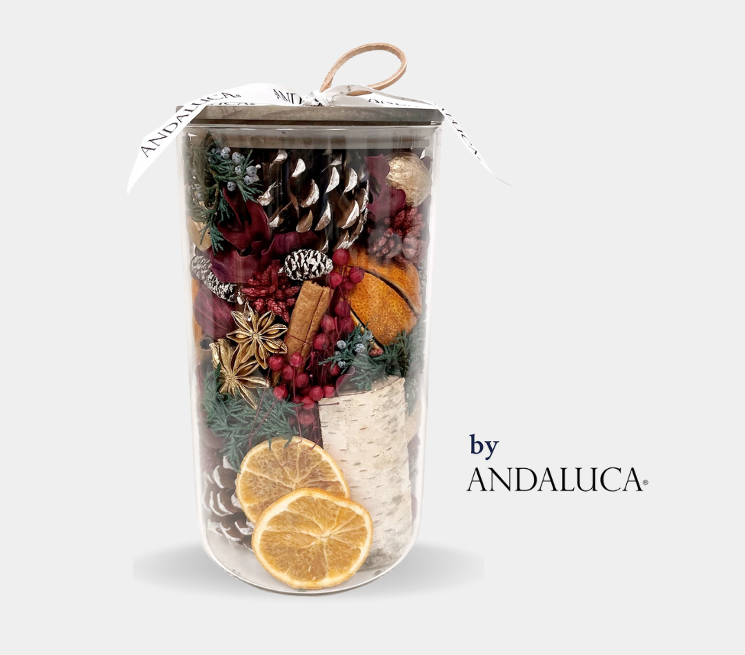 Holiday Spice Potpourri Jar by Andaluca Home