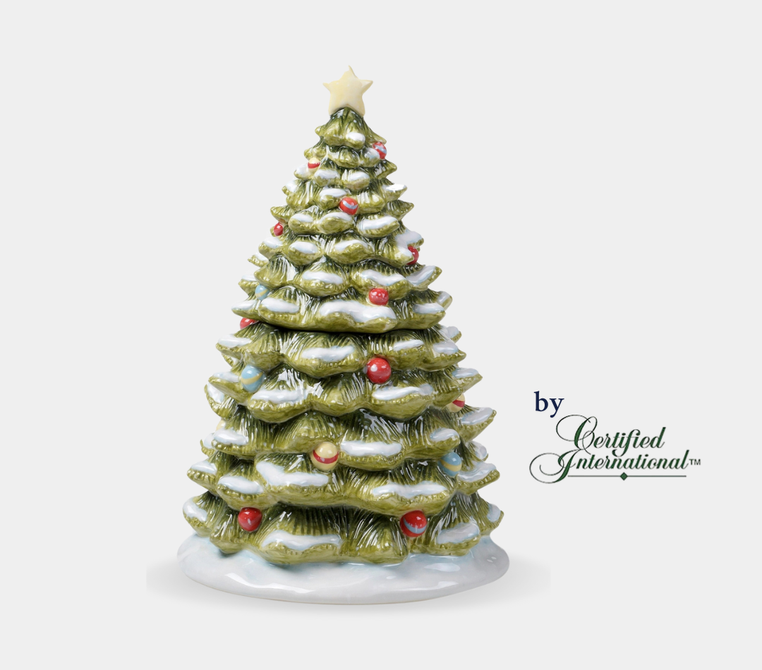 Classic Xmas Tree Cookie Jar