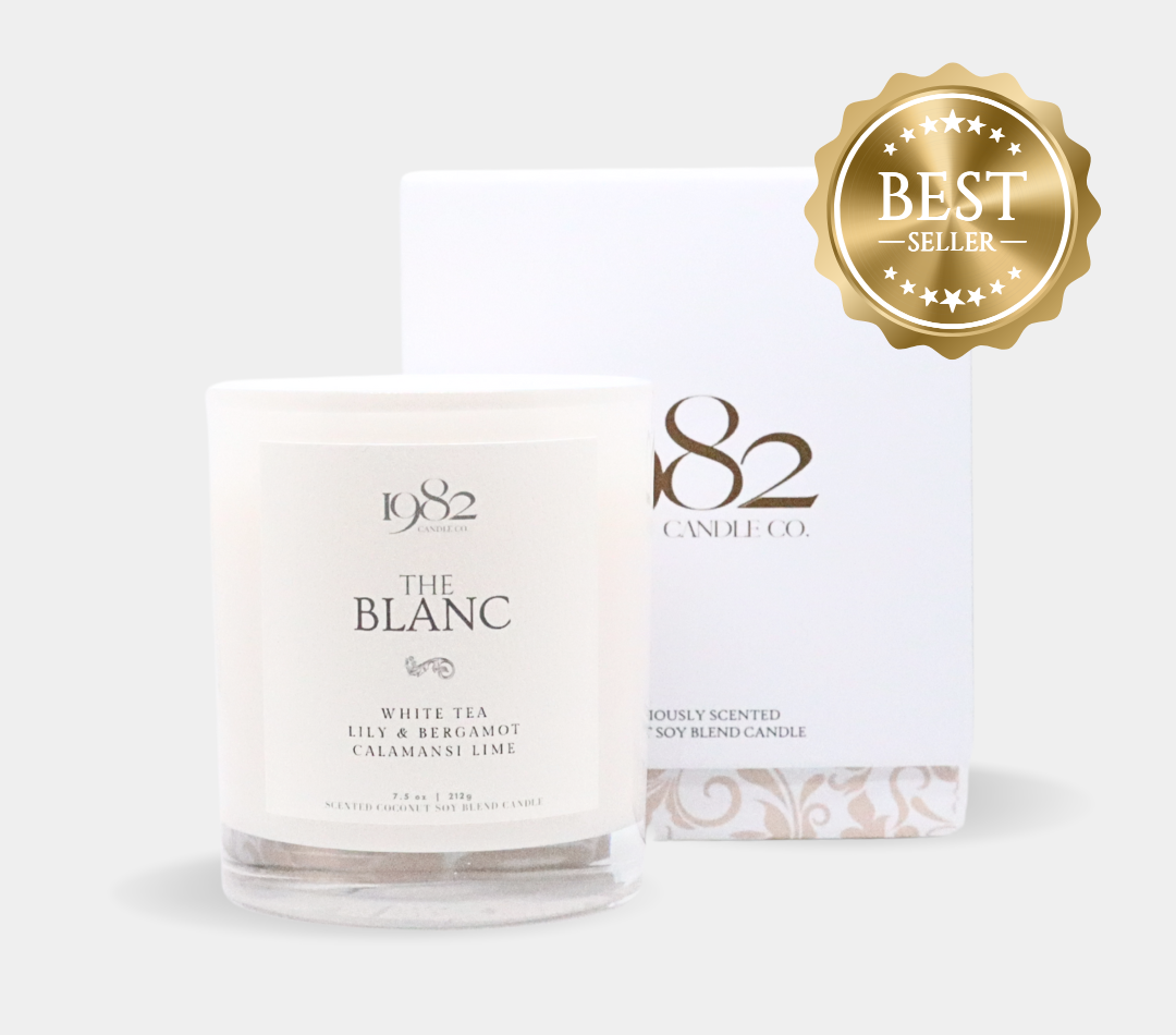 The Blanc (7.5oz Single Wick) - Notes: White Tea, Ginger Lilies & Calamansi Limes