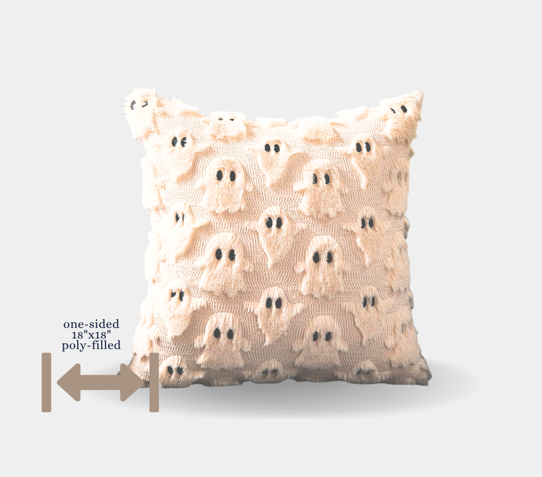 Ghost Decorative 18x18 Pillow