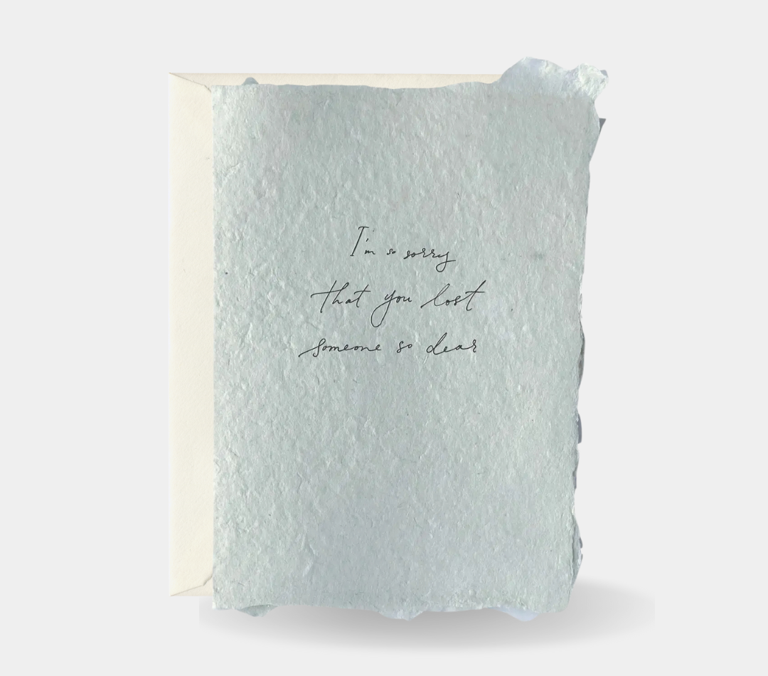 Lost Someone Dear (Handmade Paper) Card