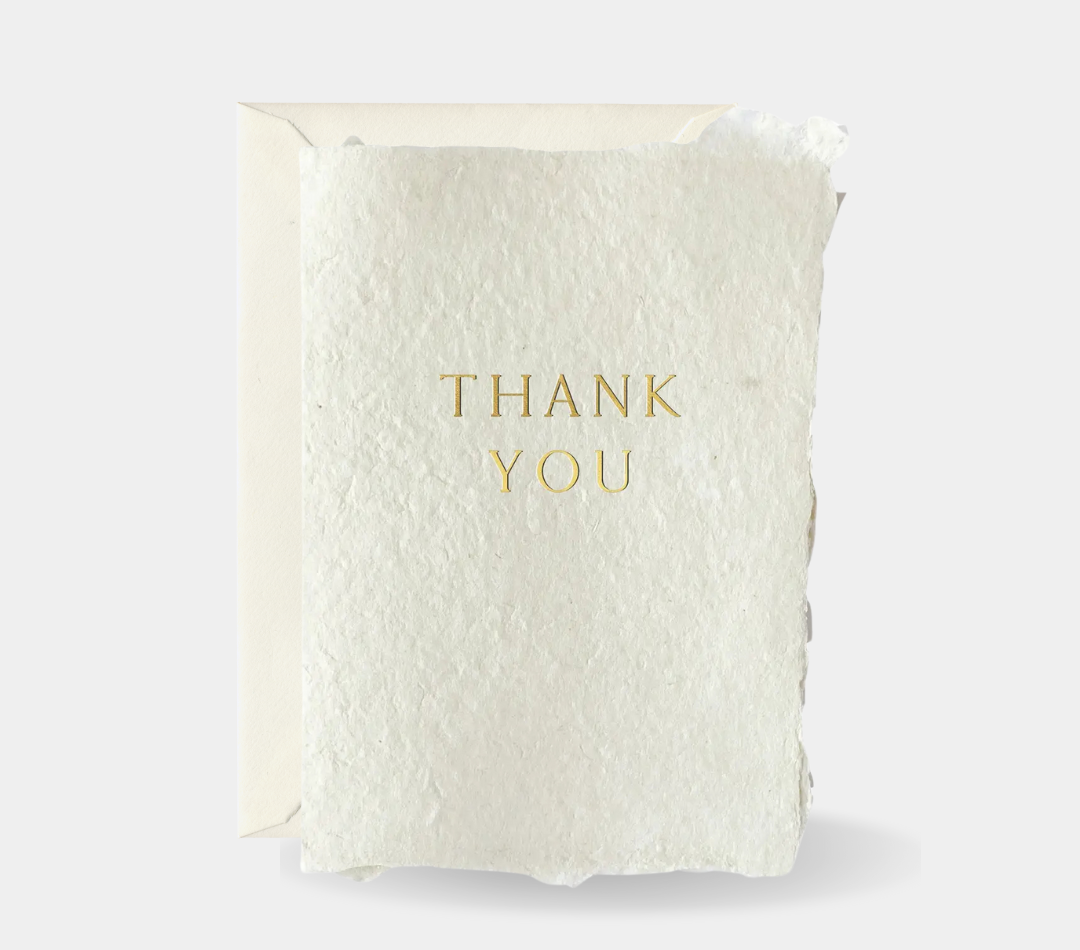 Thank You (Handmade Paper) Card