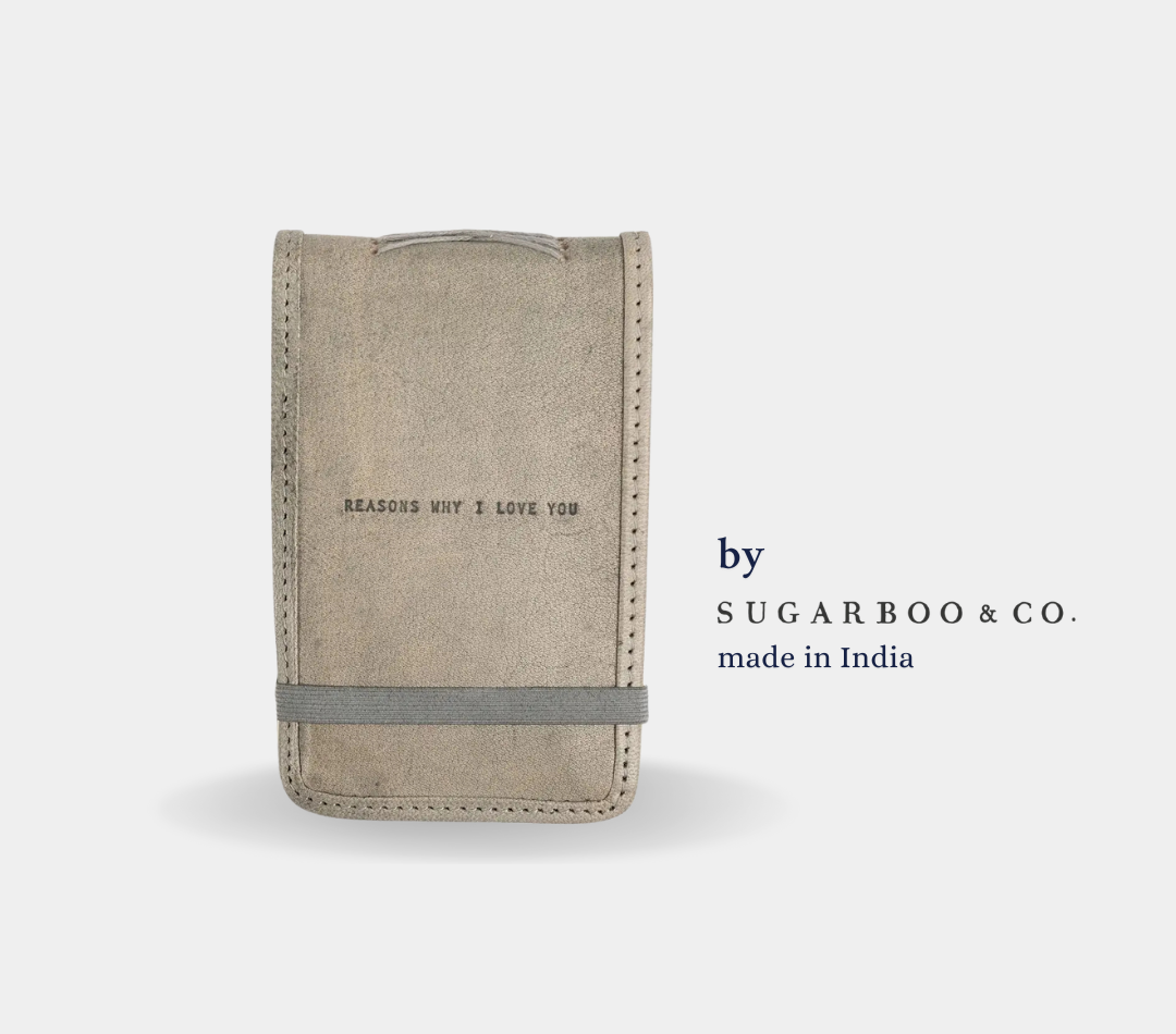 Reasons Why I Love You Leather Notebook