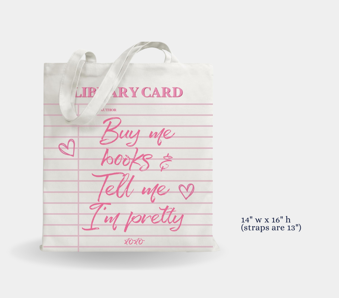 Library Card Tote Bag