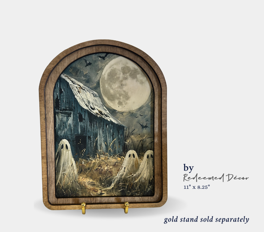 Ghosts & Barn Framed Art Redeemed Decor