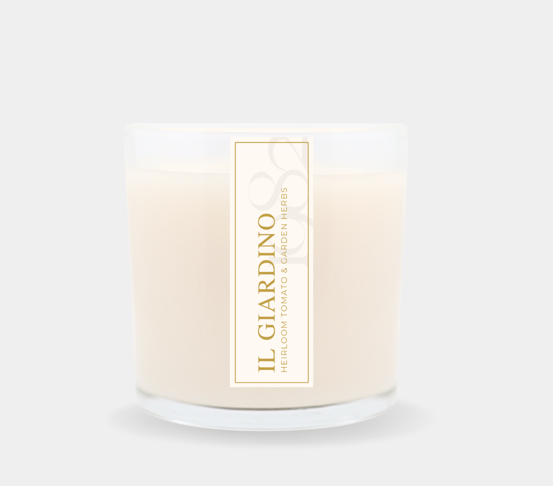 Il Giardino (14 oz Double Wick) - Notes: Heirloom Tomatoes, Fragrant Garden Herbs