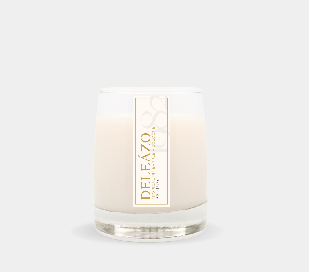 Deleazo (8.5oz Single Wick) - Notes: Tropical Pineapple, Cologne, Pink Pepper, Orange Slices